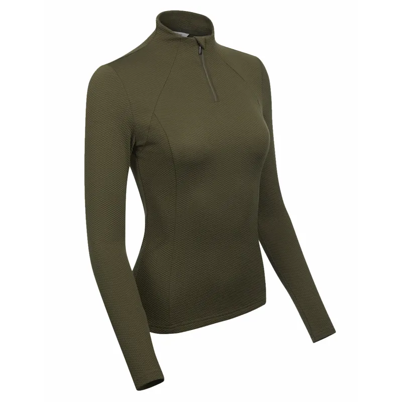 LeMieux Alice Quarter Zip Base Layer - Forest